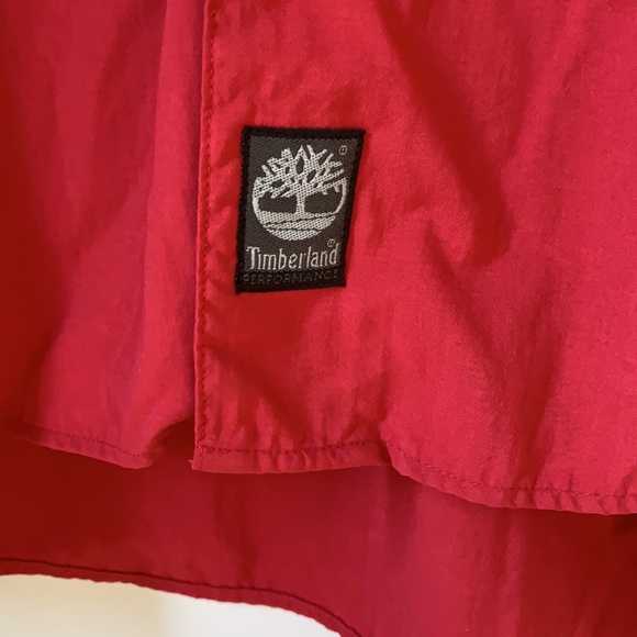 Timberland Performance Red Button Down - Picture 4 of 6